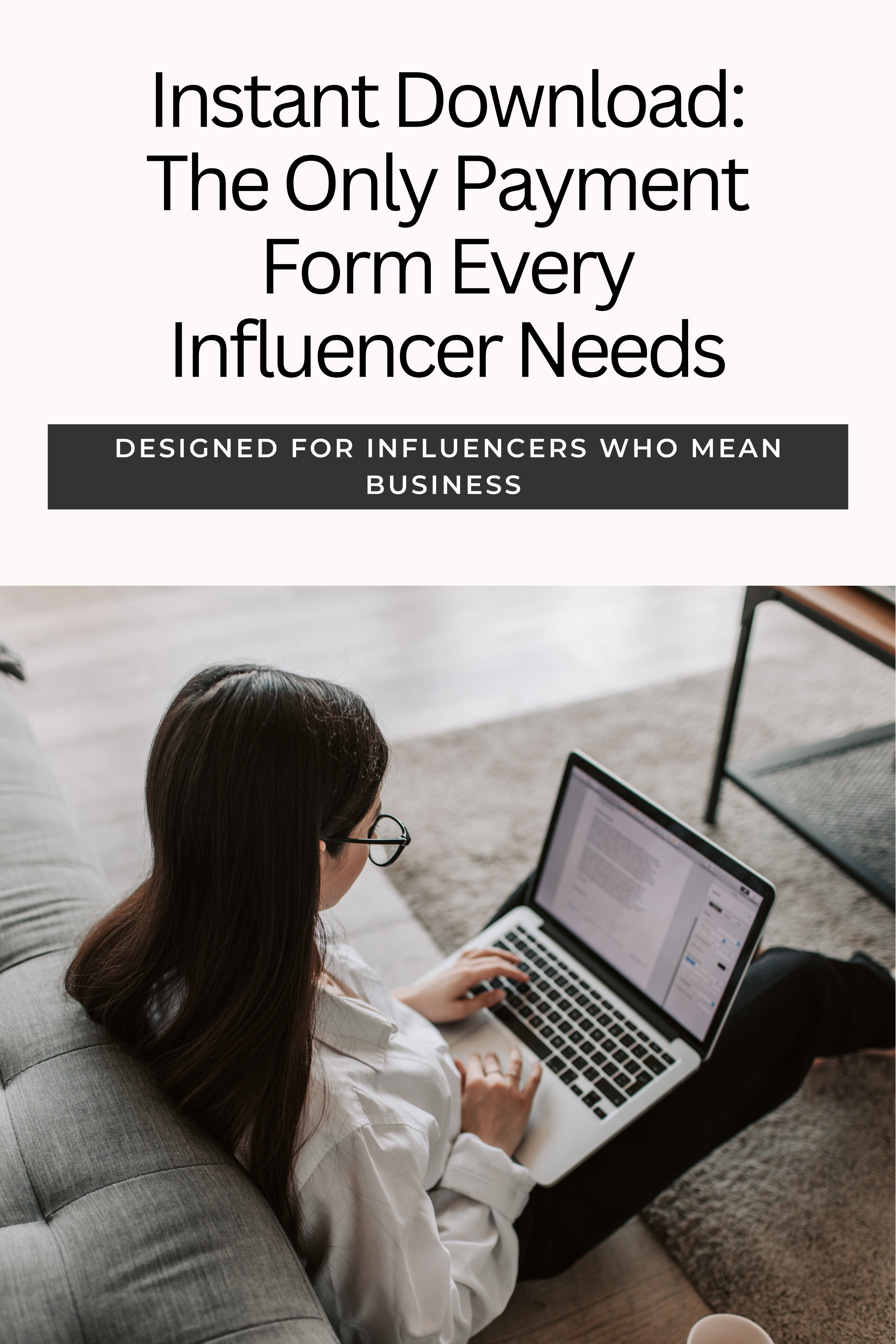 Influencer Payment Request Form Template